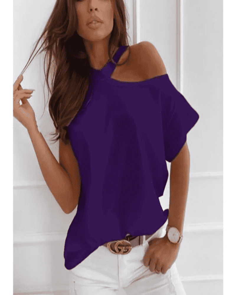 Tee-shirt violet